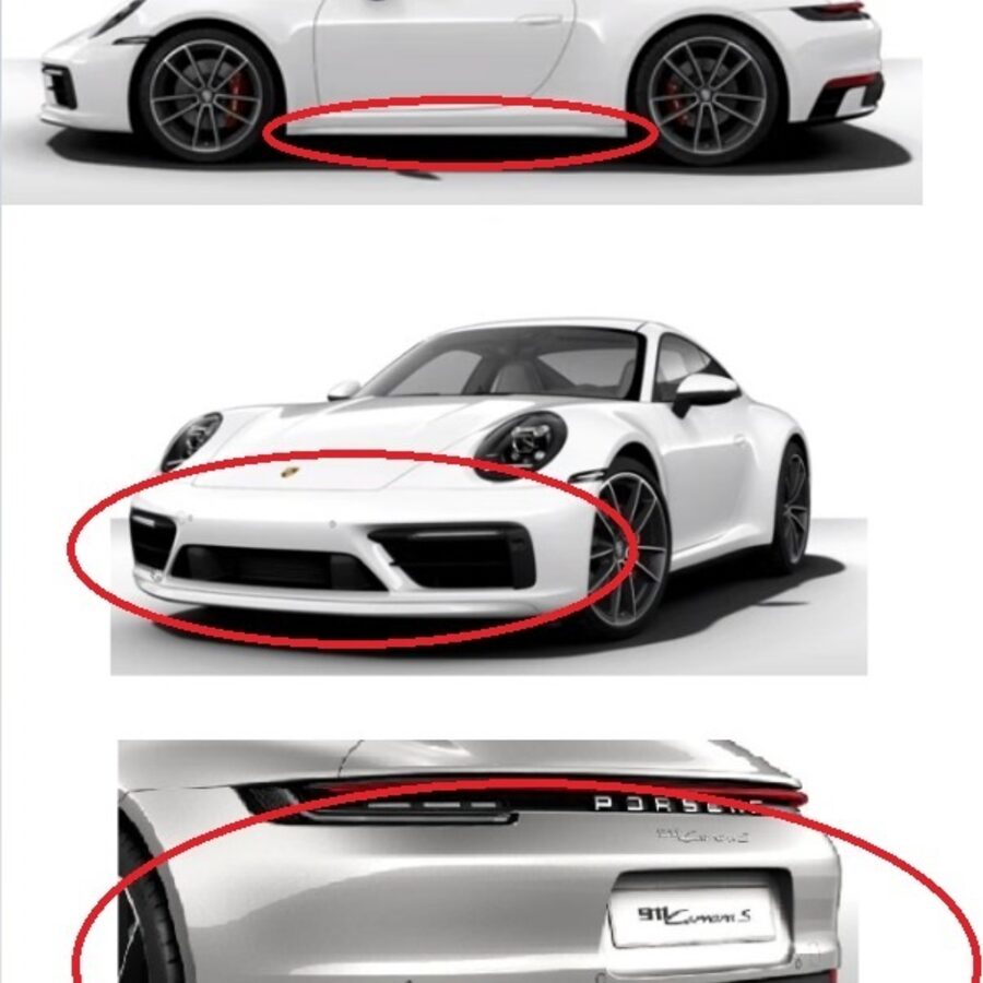 PORSCHE 992 SPORTS DESIGN PACKAGE-REF 352117