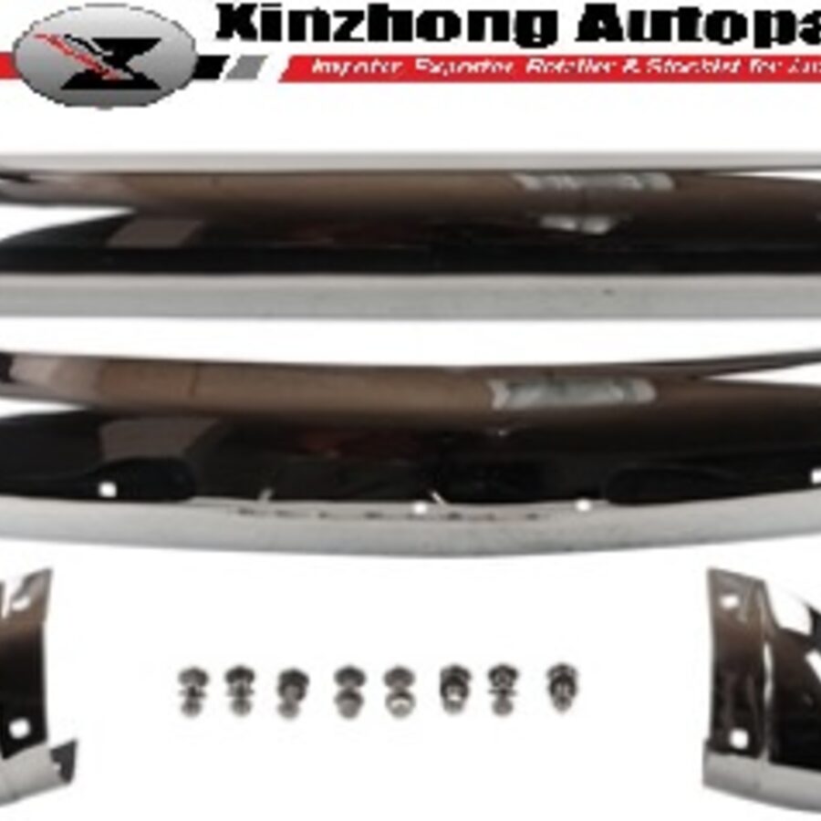 VW T2 KOMBI SPLIT WINDOW 1967-71 POLISHED STAINLESS STEEL BUMPER SET