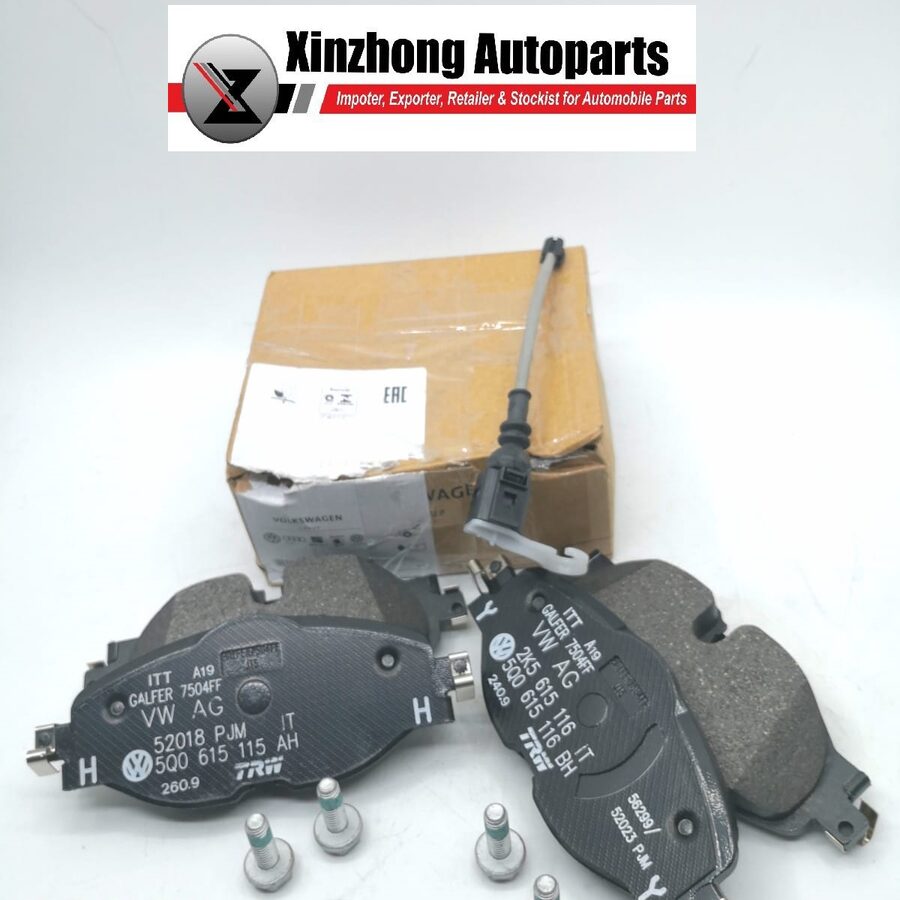 AUDI Q2 1.0CC 2017 onwards, VW TOURAN 2016 1.4CC FRONT BRAKE PADS WITH SENSOR (5Q0698151F)