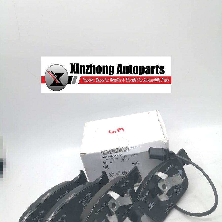 AUDI A4 1.4CC 2015 onwards, AUDI A5 2017 onwards2.0CC FRONT BRAKE PADS WITH SENSOR SET (8W0698151AF)
