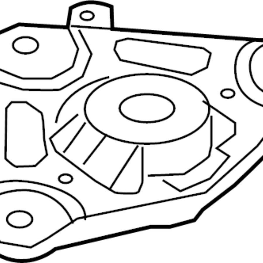 VOLVO V90 2017 REAR ABS MOUNT (V31476555)